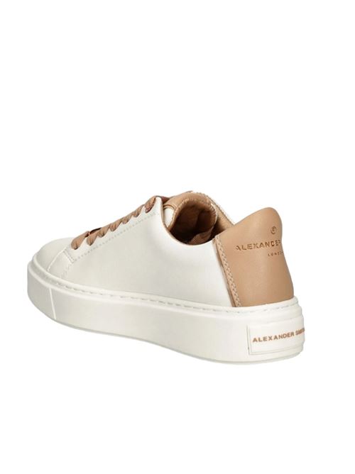 White beige women's sneakers ALEXANDER SMITH | ALBALDW 8352.WNU